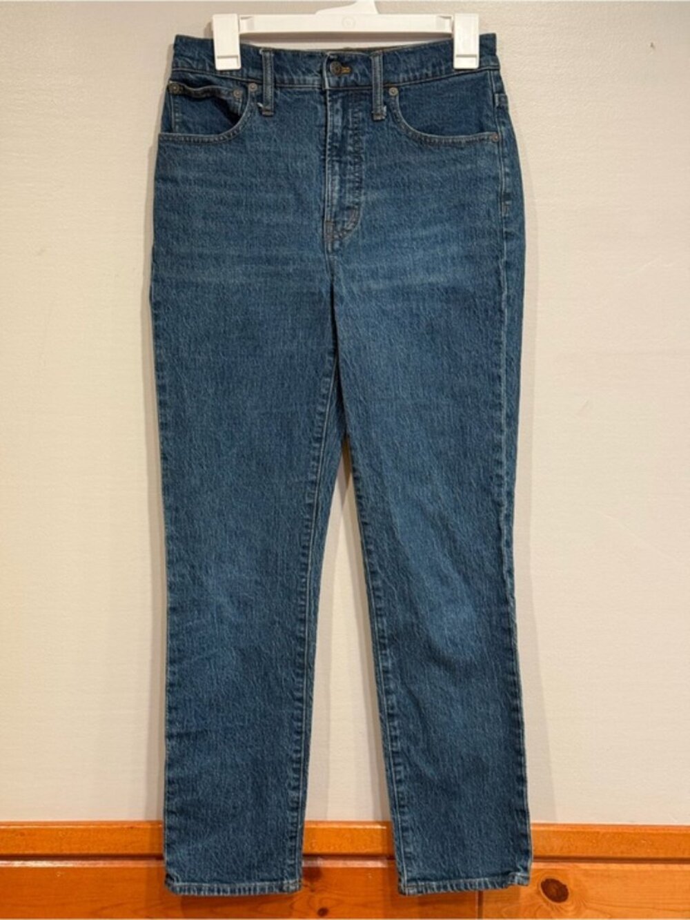 Madewell The Perfect Vintage High Waist Straight Leg Denim Jeans Women's 27